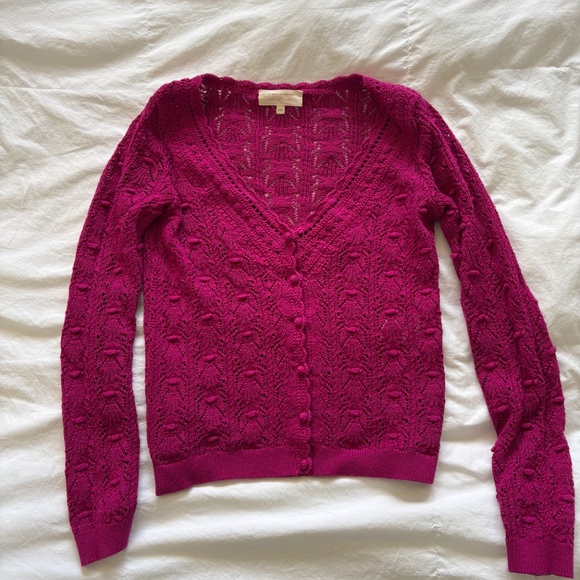 Sezane Saja Cardigan - Magenta - XXS - Picture 5 of 7